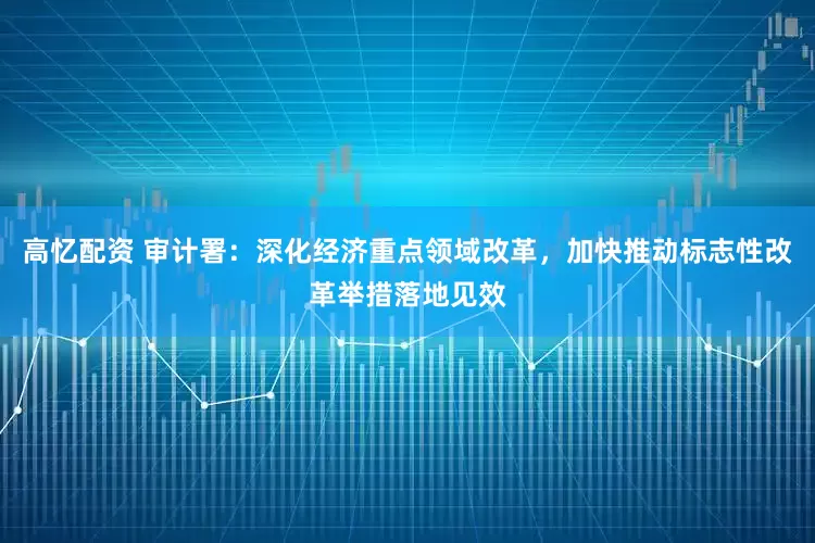高忆配资 审计署：深化经济重点领域改革，加快推动标志性改革举措落地见效