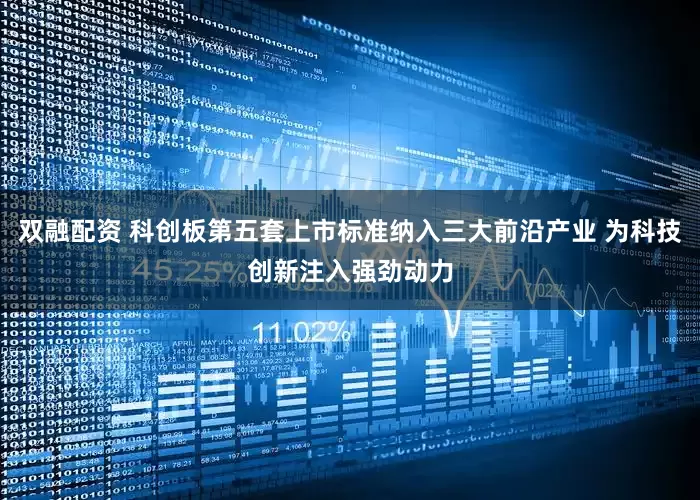 双融配资 科创板第五套上市标准纳入三大前沿产业 为科技创新注入强劲动力